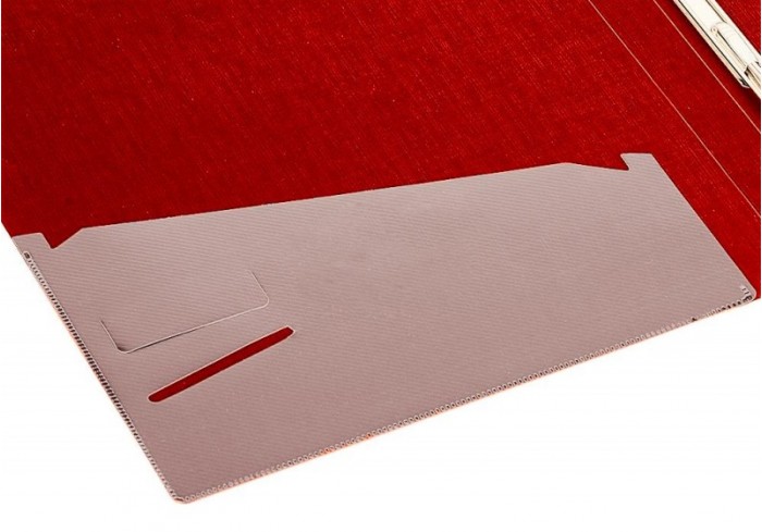 Скоросшиватель пластиковый с пруж.мех.ATTACHE F612/07 17мм красный, толщина обложки 0.7 мм