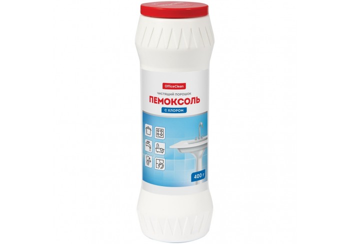Средство чистящее OfficeClean Пемоксоль с хлором, порошок, 400г