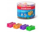 Точилка пластиковая ErichKrause Unity, Neon, ассорти