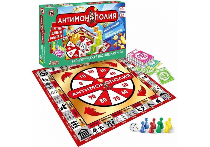 Настольная игра Экономическая 'АнтиМонополия', 50602