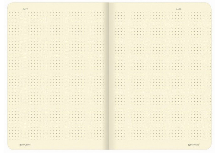 Тетрадь 48 л. в точку обложка кожзам SoftTouch, сшивка, A5 (147х210мм), РОЗОВЫЙ, BRAUBERG RAINBOW