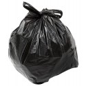 Мешки для мусора 30 л, с ручками, черные, в пачке 20 шт., ПНД, 20 мкм, 30х60 см, прочные, ГРАНИТ