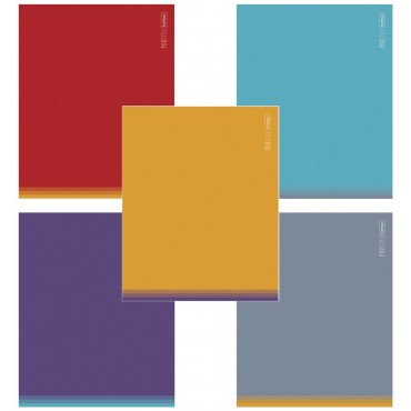 Тетрадь обложка пластик, А5, 48 л., скоба, клетка, HATBER, 