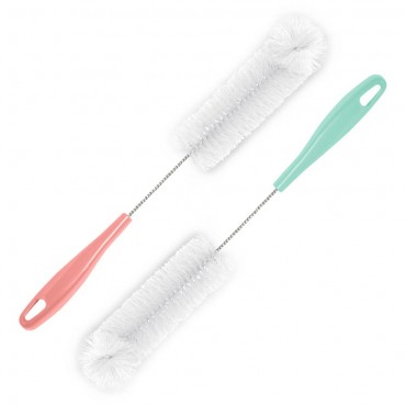 Ершик для мытья бутылок, ширина 6см, длина с рукояткой 38,5 см, пластиковый, YORK,