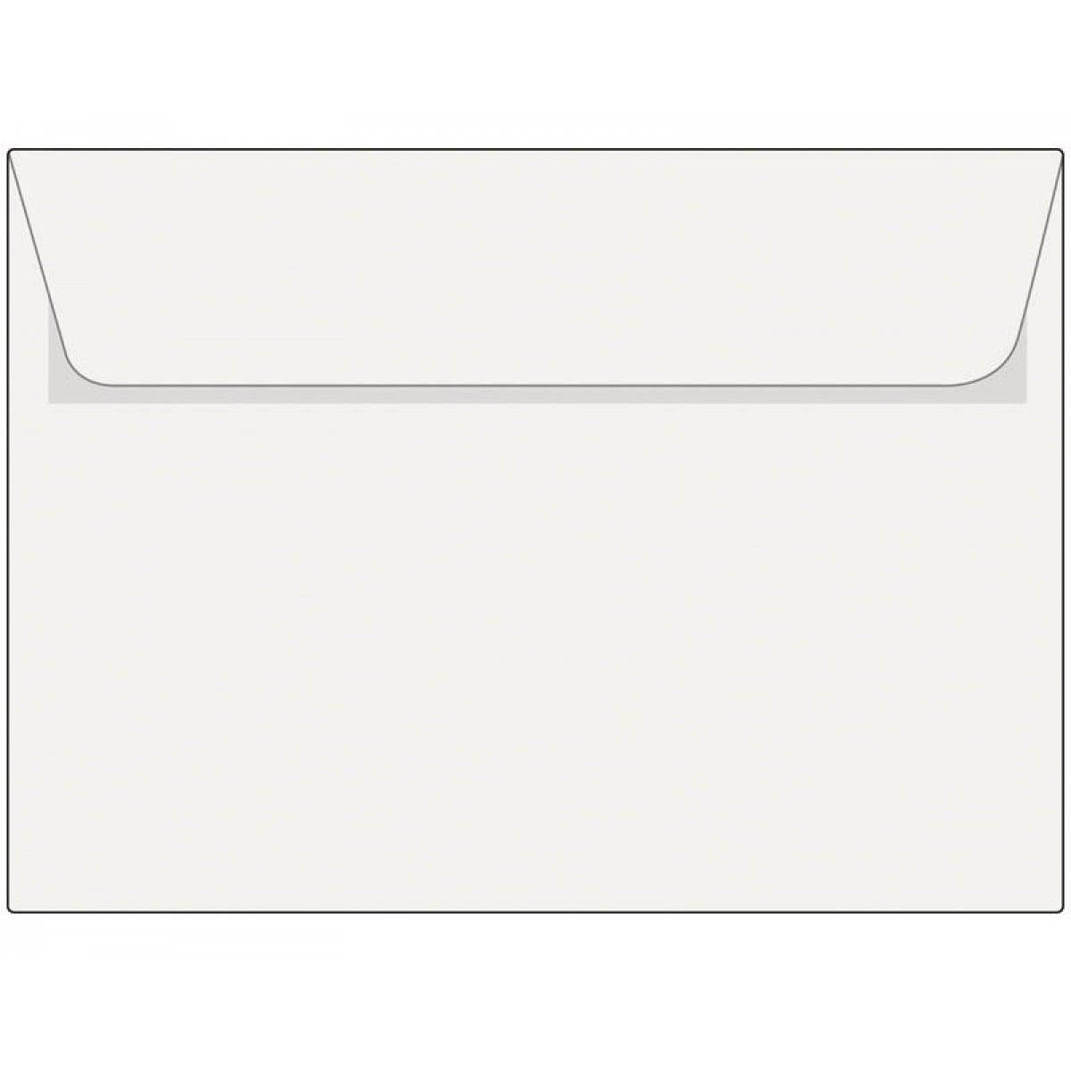 Конверт С5 (162х229 мм), отрывная лента, 80 г/м2,