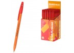 Ручка шариковая, цвет чернил красный ErichKrause R-301 Stick Orange 0.7мм