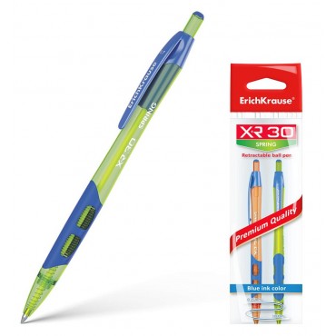 Ручка шарик.автомат.с резин.хватом ErichKrause XR-30 Matic&Grip Spring 0.7, линия 0,35, цвет чернил
