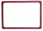 Рамка пластиковая А4, информационная красная, 102004-06