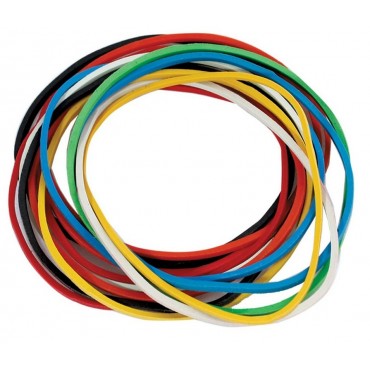 Резинки для денег диаметром 40 мм, STAFF 100 г, цветные, натуральный каучук,