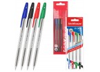 Набор из 4 ручек шарик ErichKrause R-301 Stick Classic 1.0, (синий, черный, красный, зеленый)