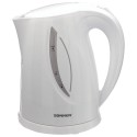 Чайник SONNEN KT-1758, 1,7 л, 2200 Вт, закрытый нагревательный элемент, пластик, белый,