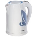 Чайник SONNEN KT-1767, 1,8 л, 2200 Вт, закрытый нагревательный элемент, пластик, белый/синий,