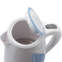 Чайник SONNEN KT-1767, 1,8 л, 2200 Вт, закрытый нагревательный элемент, пластик, белый/синий,