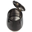 Чайник SONNEN KT-1776, 1,7 л, 2200 Вт, закрытый нагревательный элемент, пластик, черный/горчичный,