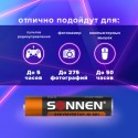 Батарейка аккумуляторная Ni-Mh мизинчиковая AAA (HR03) 1000 mAh, SONNEN