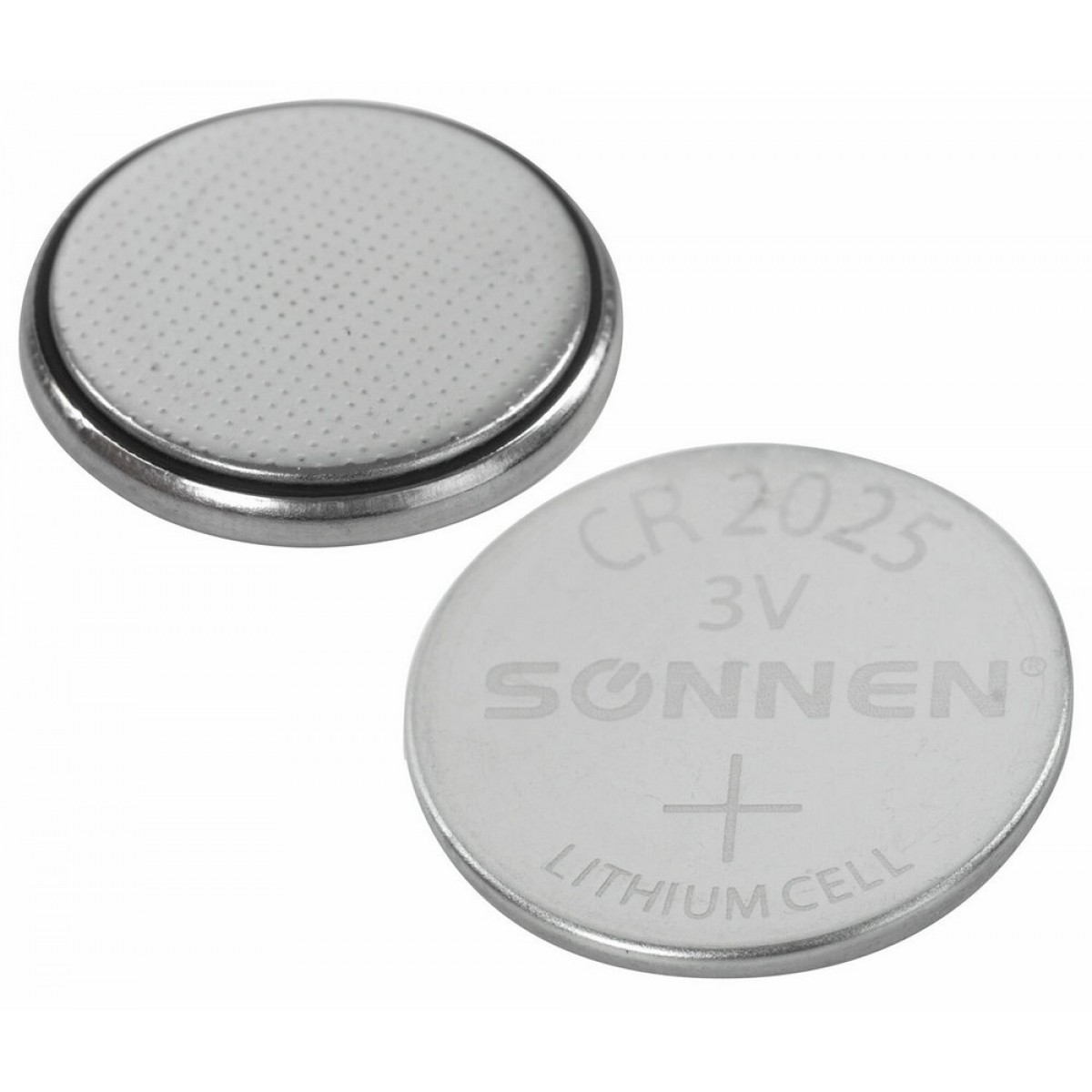 Батарейка литиевая SONNEN Lithium CR2025, 
