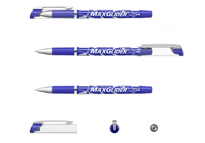Ручка шарик. С резин.хватом ErichKrause MaxGlider® Stick&Grip 0.7, линия 0,28, Ultra Glide Technolog
