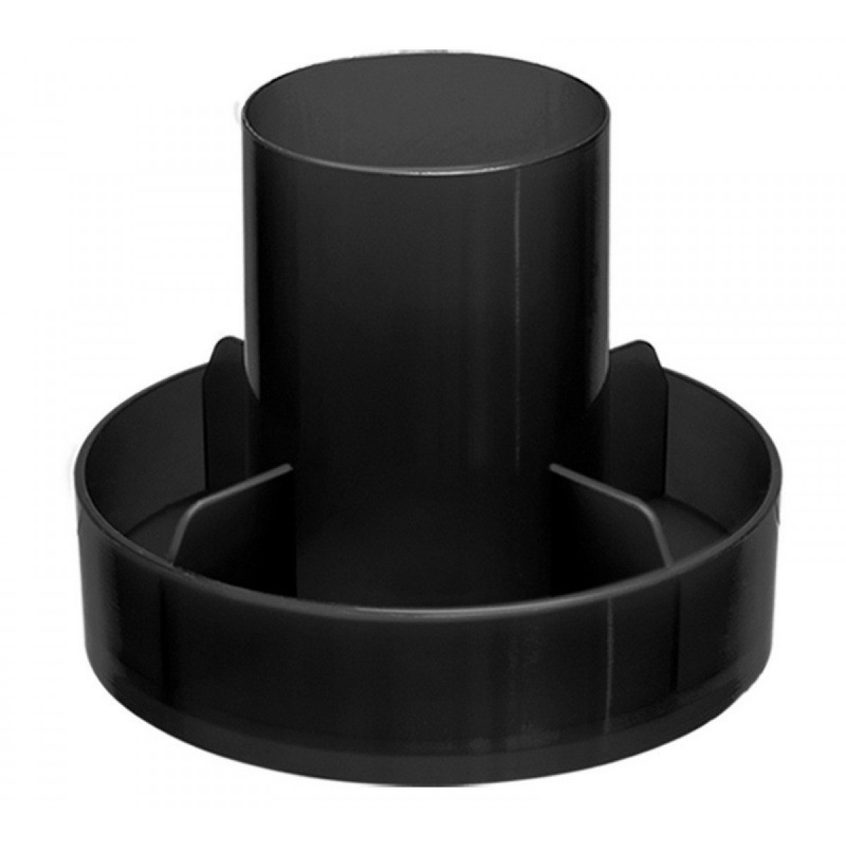 Подставка для канцелярских мелочей Attache Economy Метеор 5 отделений, черная ОФ555АЕ