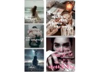 Тетрадь КЛЕТКА 48л. ЭСТЕТИКА И ФРАЗЫ, клетка, на скрепке, цвет.мел.обложка, матов. ламин., выб. лак