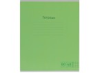 Тетрадь 48 л, А5  КЛЕТКА  PASTEL САЛАТОВАЯ, 80г/м2, цветная мел обложка