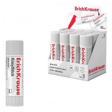Клей-карандаш ErichKrause EasyStick, 30г