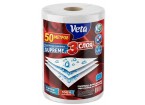 Полотенца бумажные NOVA VETA SUPREME 50, 3х-слойные, 100% целлюлоза, 50 метров, 1 рулон