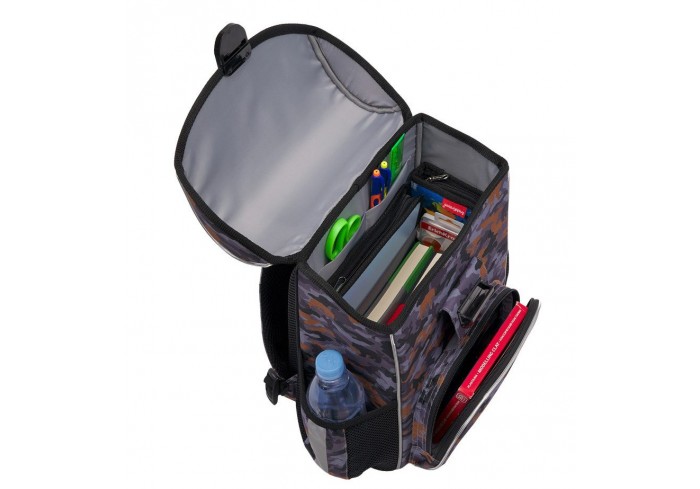 Ученический ранец ErichKrause® ErgoLine® 15L Rough Native ,Серый