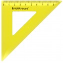 Треугольник пластиковый ErichKrause Neon, 45°/9см, желтый, во флоупаке ,Желтый