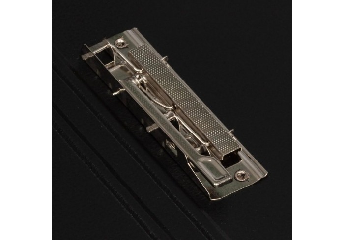 Папка с боковым зажимом из прочного картона толщиной 1.75 мм, покрытого с двух сторон пленкой ПВХ, ч