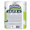 Полотенца бумажные двухслойные, 2 рулона (2 х 9,6 метра), FAMILIA 