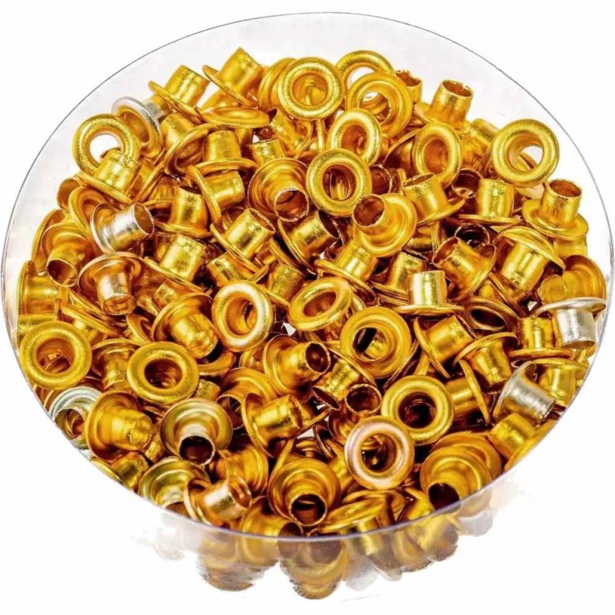 Люверсы для дырокола Attache, диаметр 4,5 мм, 250 шт./уп,золотистые