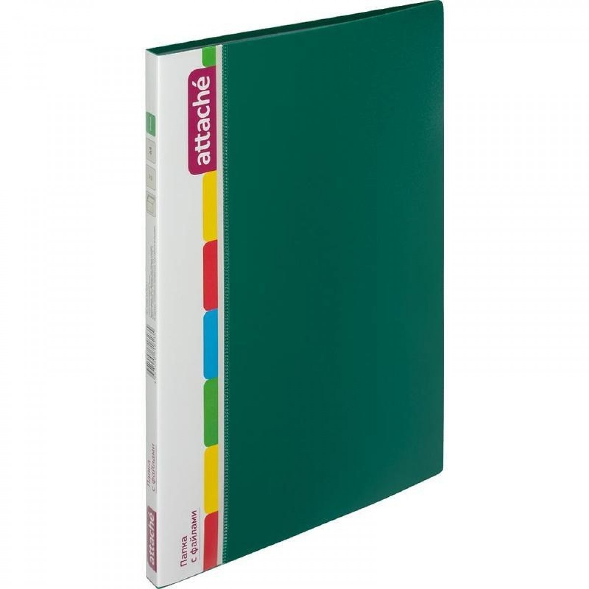 Папка на 60 вкладышей A4 17 мм ATTACHE зеленая (толщина обложки 0.7 мм)