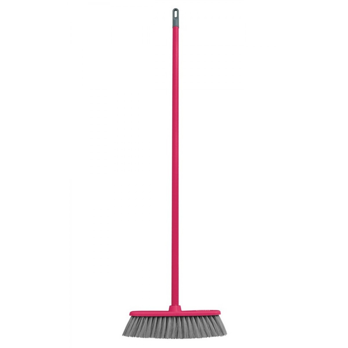 Щетка для уборки КОМПЛЕКТ черенок 110 см + щетка 35 см, щетина 8 см, в сборе, еврорезьба, YORK,