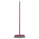 Щетка для уборки КОМПЛЕКТ черенок 110 см + щетка 35 см, щетина 8 см, в сборе, еврорезьба, YORK,