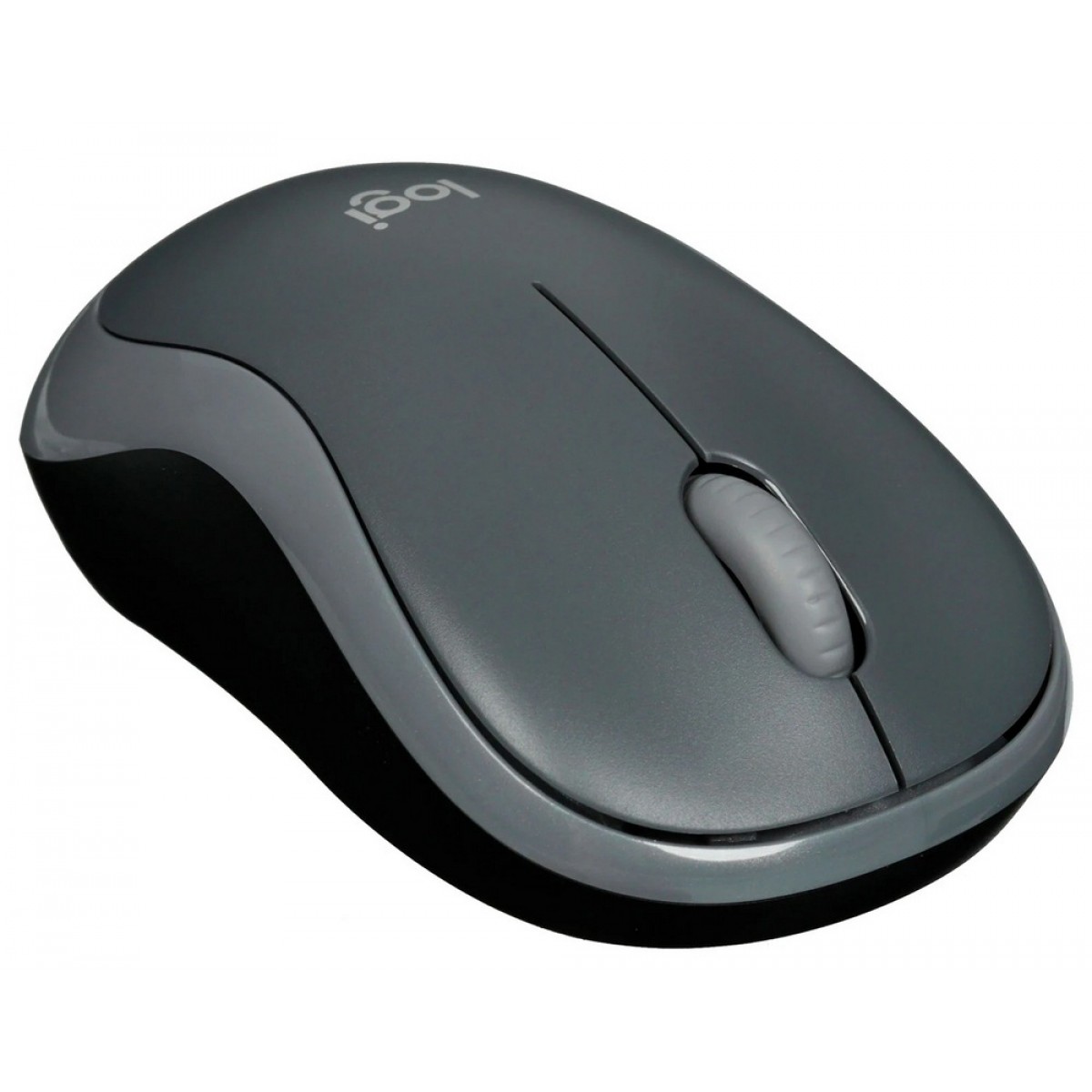 Мышь беспроводная LOGITECH M185, 2 кнопки + 1 колесо-кнопка, оптическая, черно-серая