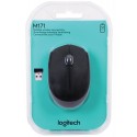 Мышь беспроводная LOGITECH M171, 2 кнопки + 1 колесо-кнопка, оптическая, черная