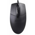Мышь проводная A4TECH OP-720, USB, 2 кнопки + 1 колесо-кнопка, оптическая, черная, 513289