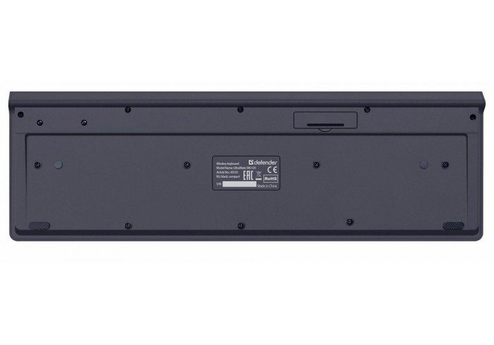 Клавиатура беспроводная DEFENDER UltraMate SM-535 RU, USB, 108 клавиш, 2,4 Ghz, черная, 45535