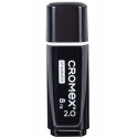Флэш-диск 8 GB, CROMEX (КРОМЕКС) Standard USB 2.0, черный,