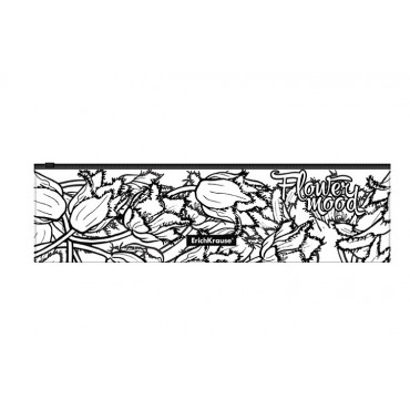 Папка-конверт на молнии Zip-пакет пластиковый ErichKrause® Tulips, 230x70мм