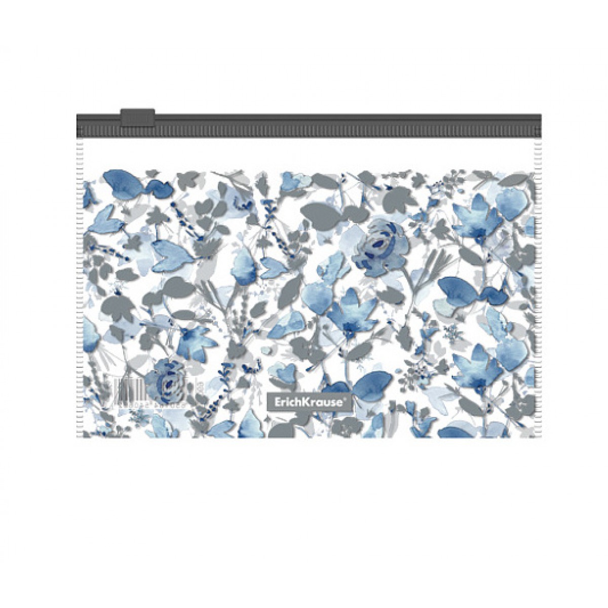 Папка-конверт на молнии Zip пластиковый ErichKrause® Frozen Beauty, C6, 175x120мм, 0.16мм.