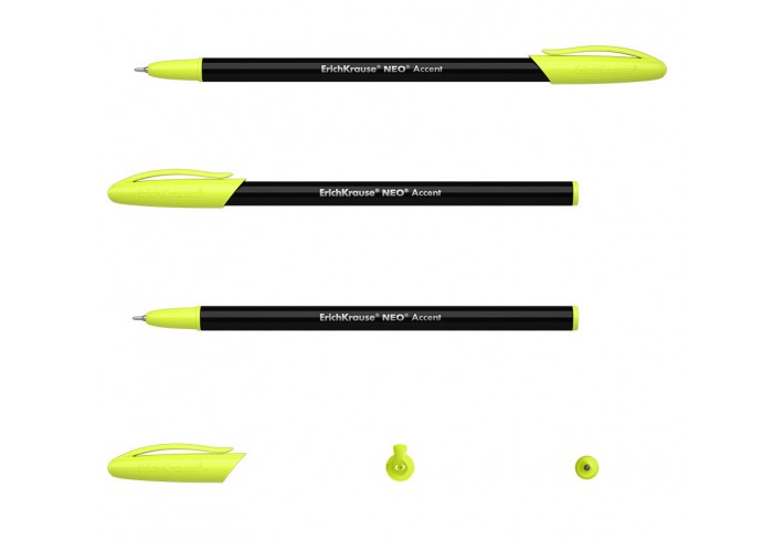 Ручка шариковая ErichKrause Neo® Stick Accent 0.7, Super Glide Technology, цвет чернил синий