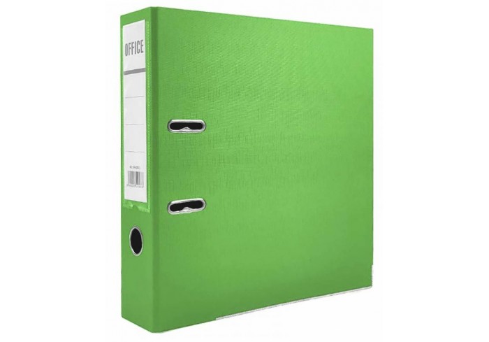 Папка-регистратор A4 Moya РАЗБОРНАЯ корешок 75мм салатовая,  мет.уголки