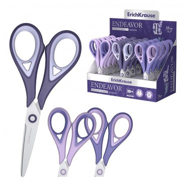 Ножницы ErichKrause Endeavor Lavender, 16 см, ассорти