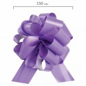 Бант-шар d=15 см для подарка, глянец, цвета розовый/фиолетовый/бежевый, ЗОЛОТАЯ СКАЗКА, ЦЕНА за 1шт