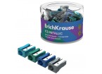 Точилка пластиковая ErichKrause EasySharp, Ice Metallic, ассорти