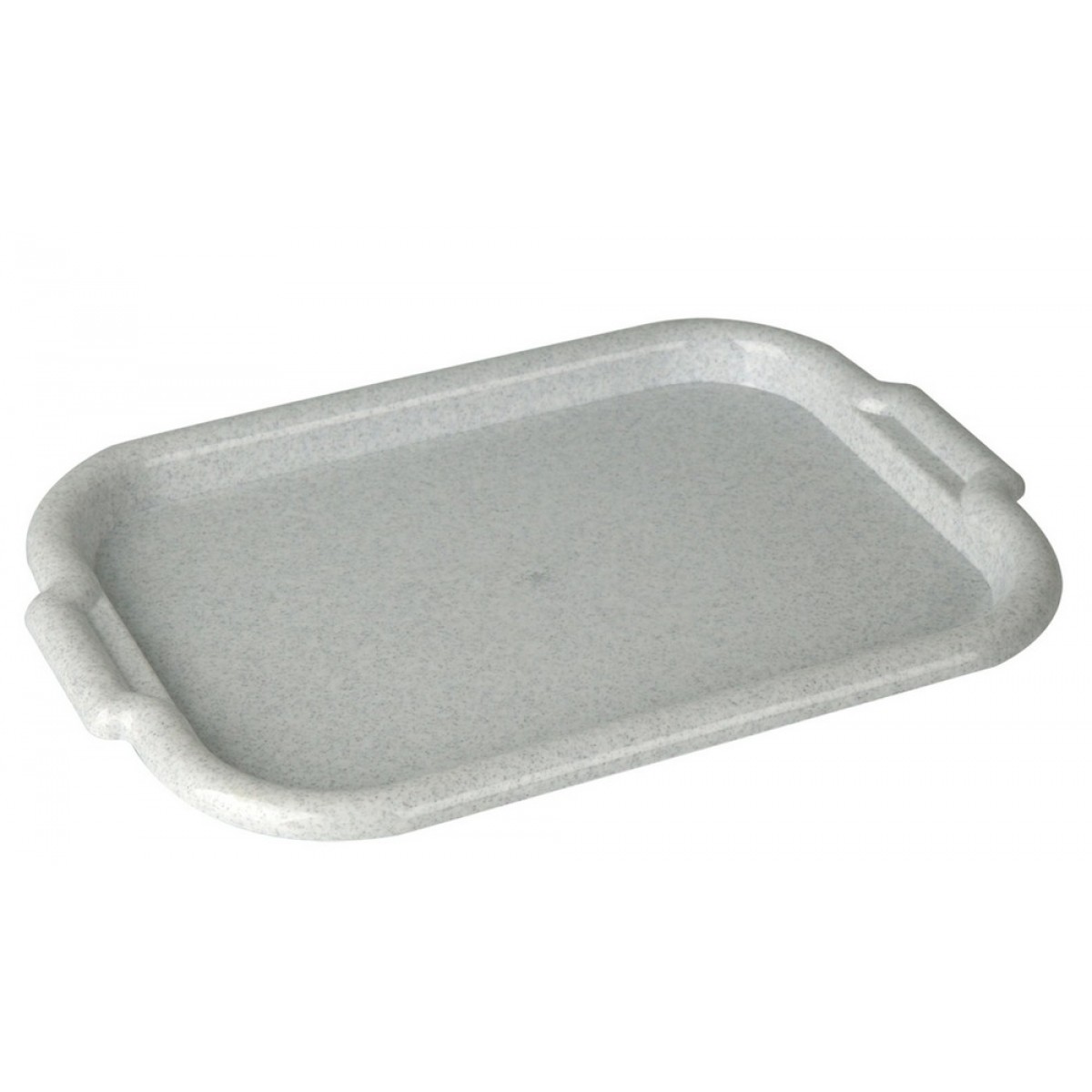 Поднос универсальный большой, 33х49 см, цвет мраморный/белый, IDEA, М 1111