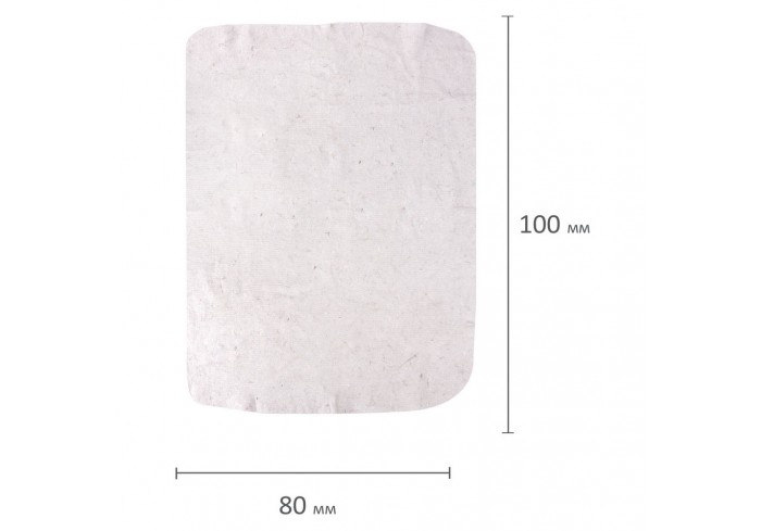 Тряпка для мытья пола 80х100 см, плотность 190 г/м2, ХПП, 100% хлопок, 