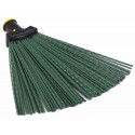 Метла синтетическая веерная 29х26 см, без черенка, крепление еврорезьба, №2, LAIMA EXPERT,