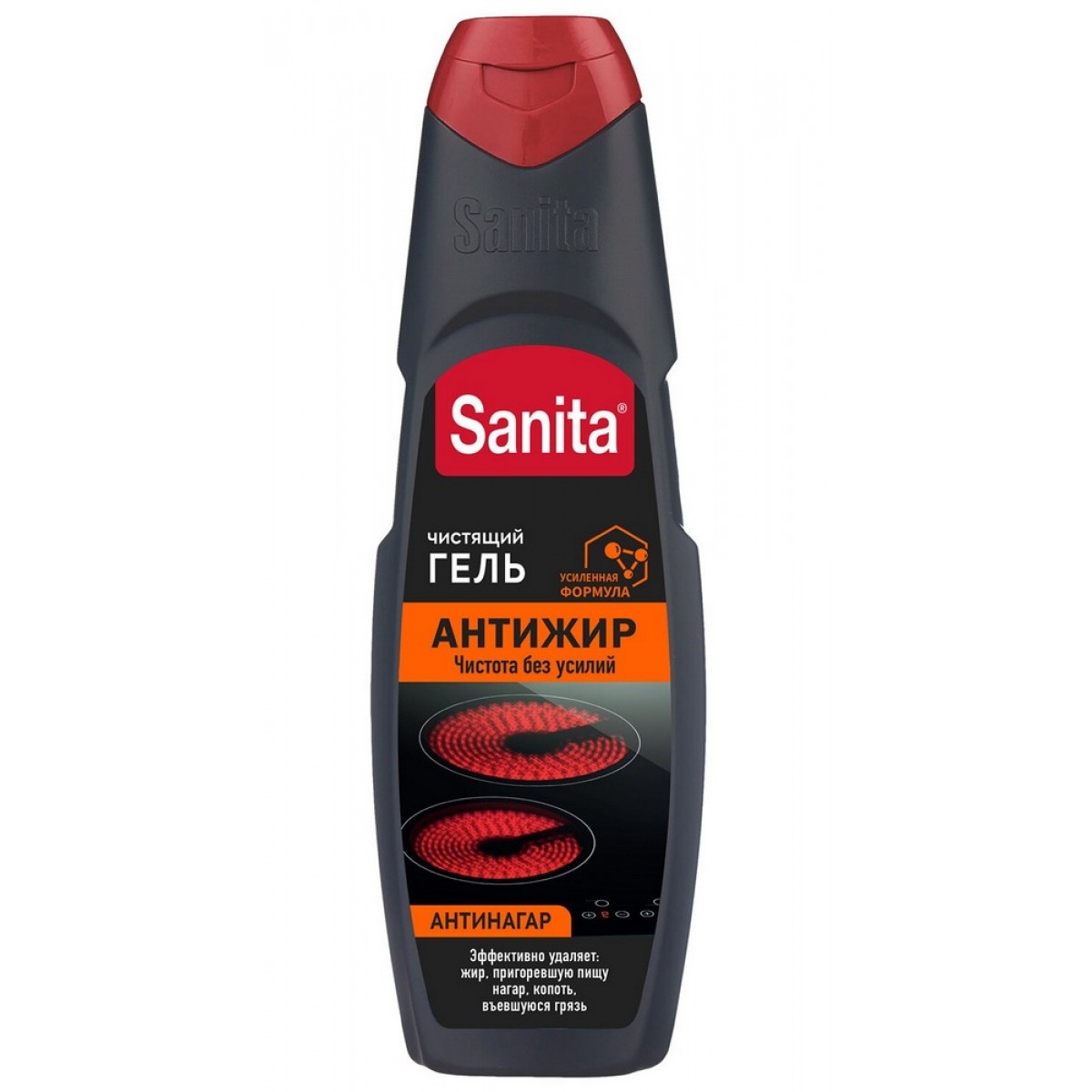 Средство для чистки плит, духовок, грилей от жира/нагара 500 г, SANITA (Санита) 